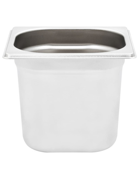 Contenitori Gastronorm 8 pz GN 1/6 150 mm in Acciaio Inox