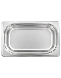 Contenitori Gastronorm 8 pz GN 1/4 65 mm in Acciaio Inox