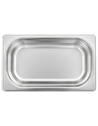 Contenitori Gastronorm 8 pz GN 1/4 65 mm in Acciaio Inox