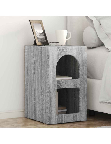Comodino 2 pcs Grigio Sonoma 29,5 x 33,5 x 50 cm