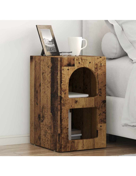 Comodino Legno vecchio 29,5 x 33,5 x 50 cm Legno multistrato