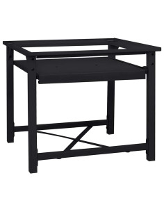 Pedestallo per Lavatrice Nero 60 x 56 x 52 cm Acciaio