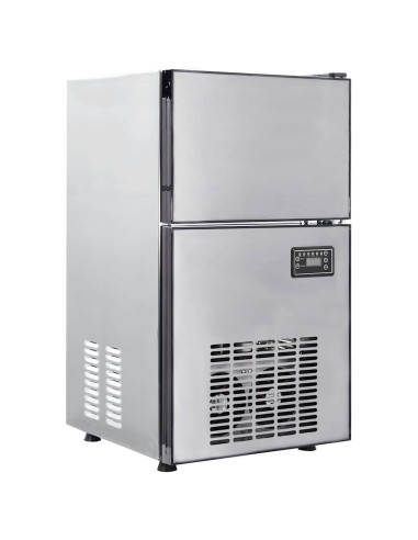 Creatore di cubetti di ghiaccio Argento 43 x 40 x 71 cm