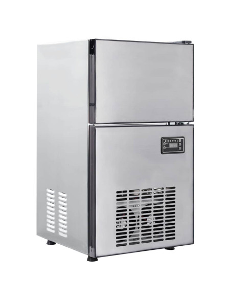 Creatore di cubetti di ghiaccio Argento 43 x 40 x 71 cm