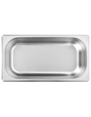 Contenitori Gastronorm 8 pz GN 1/3 100 mm in Acciaio Inox