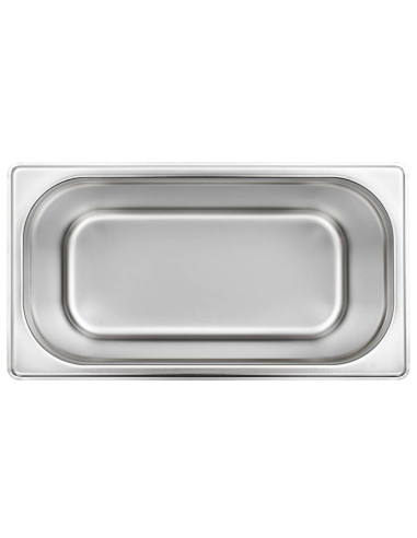 Contenitori Gastronorm 4 pz GN 1/3 200 mm in Acciaio Inox