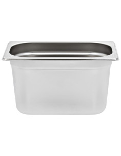 Contenitori Gastronorm 4 pz GN 1/4 150 mm in Acciaio Inox