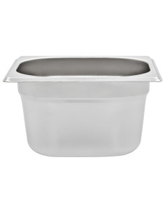 Contenitori Gastronorm 12 pz GN 1/6 100 mm in Acciaio Inox