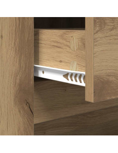 Tavolino da salotto Rovere artigianale 102 x 44,5 x 50 cm