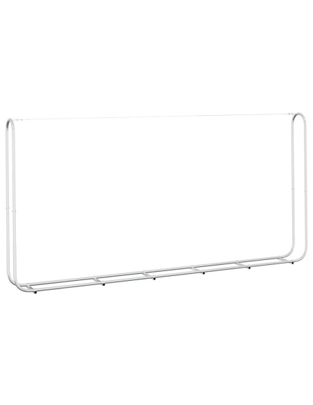 Rastrelliera per Legna 300x25x150 cm in Acciaio Zincato