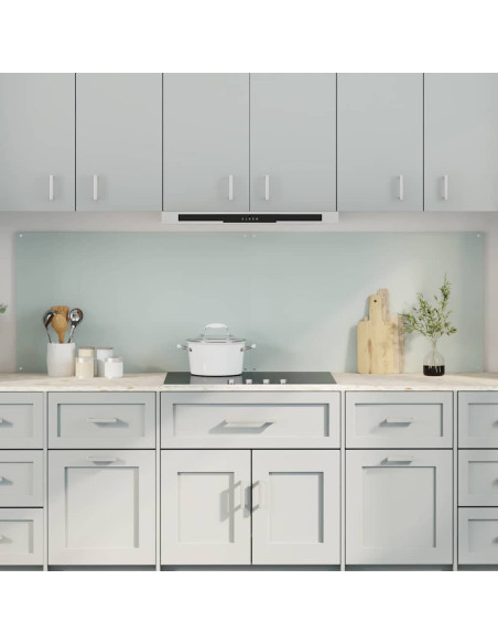 Rivestimento da Cucina 2 pcs Bianco 100 x 60 cm vetro temperato