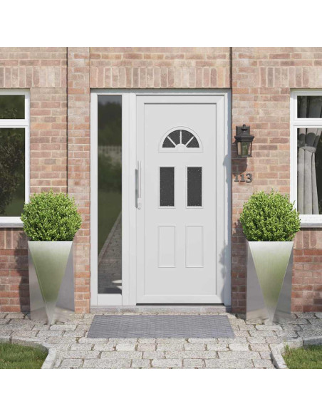 Fioriera 2 pcs Argento 40 x 40 x 75 cm Acciaio inossidabile