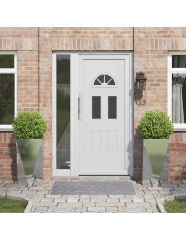 Fioriera 2 pcs Argento 40 x 40 x 75 cm Acciaio zincato