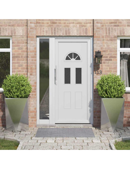 Fioriera 2 pcs Argento 50 x 50 x 75 cm Acciaio inossidabile