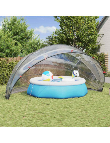 Dome Piscina Trasparente 592 x 590 x 275 cm PVC