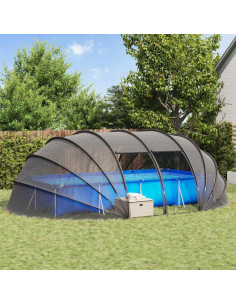Tenda da piscina a cupola Trasparente 538 x 440 x 204 cm