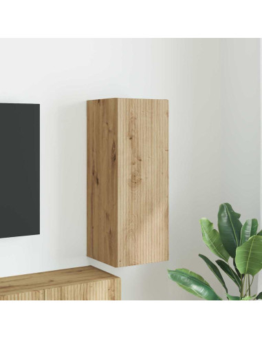 Mobile TV da parete Rovere Artigianale 30 x 31 x 80 cm