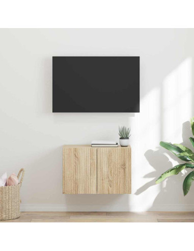Mobile TV da parete Rovere Sonoma 59,5 x 31 x 40 cm