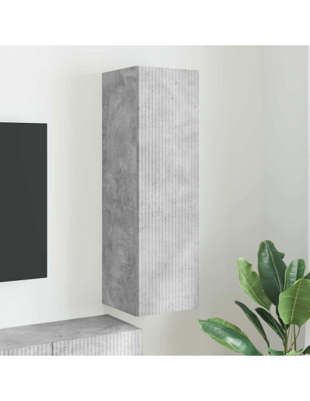 Mobile TV da parete Calcestruzzo 30 x 31 x 100 cm