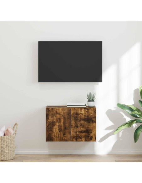 Mobile TV da parete Rovere fumé 59,5 x 31 x 40 cm