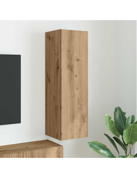 Mobile TV da parete Rovere Artigianale 30 x 31 x 100 cm