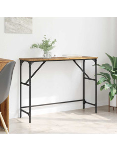 Tavolo consolle Legno vecchio 100 x 32 x 75 cm