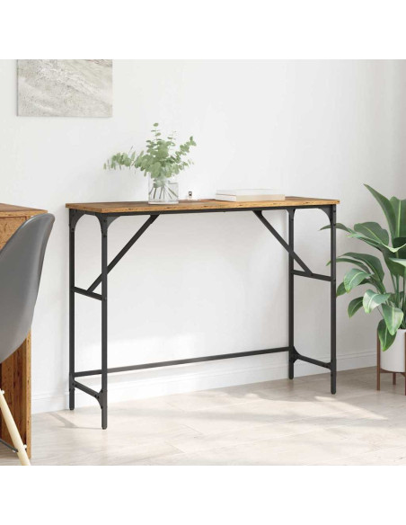 Tavolo consolle Legno vecchio 100 x 32 x 75 cm