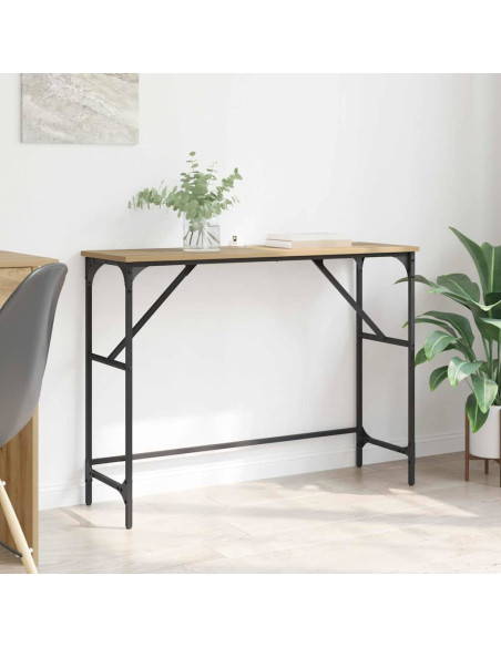 Tavolo consolle Rovere artigianale 100 x 32 x 75 cm