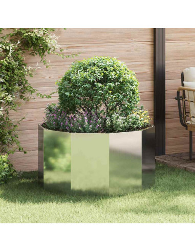 Fioriera Argento 90 x 90 x 50 cm Acciaio zincato