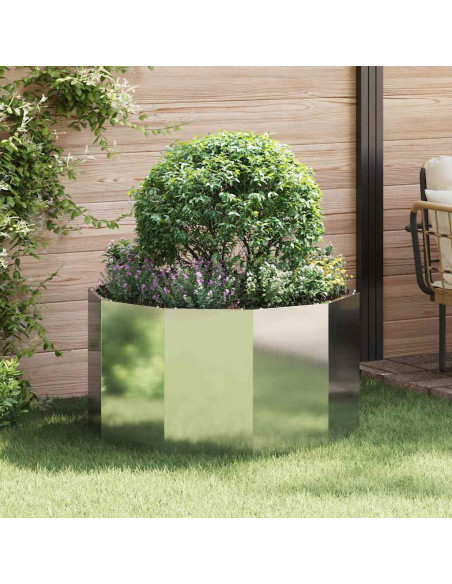 Fioriera Argento 90 x 90 x 50 cm Acciaio zincato
