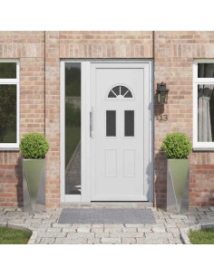 Fioriera 2 pcs Argento 30 x 30 x 75 cm Acciaio inossidabile