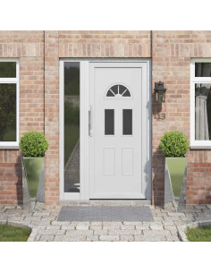 Fioriera 2 pcs Argento 30 x 30 x 75 cm Acciaio zincato