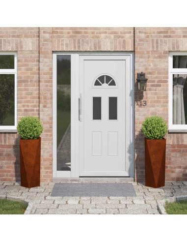 Fioriera 2 pcs Ruggine 30 x 30 x 75 cm