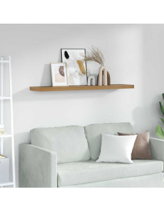 Scaffale da parete Marrone 120 x 23,5 x 4 cm Legno multistrato