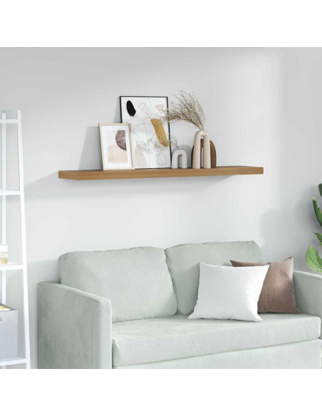 Scaffale da parete Marrone 120 x 23,5 x 4 cm Legno multistrato