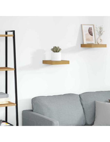 Scaffale da parete Beige 23 x 23,5 x 4 cm Legno multistrato