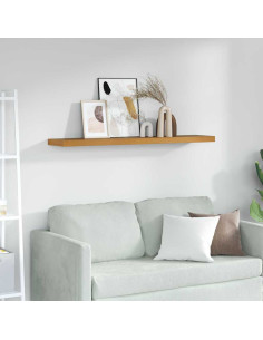 Scaffale da parete Beige 120 x 23,5 x 4 cm Legno multistrato