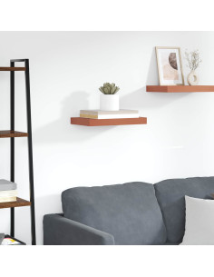 Scaffale da parete Rosso 40 x 23,5 x 4 cm Legno multistrato