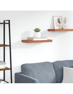 Scaffale da parete Rosso 50 x 23 x 4 cm Legno multistrato