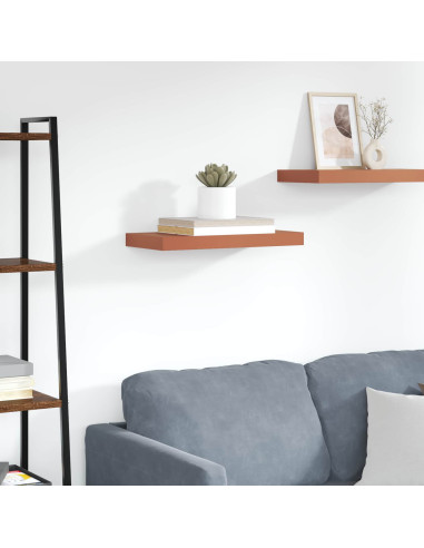 Scaffale da parete Rosso 50 x 23 x 4 cm Legno multistrato