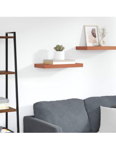 Scaffale da parete Rosso 60 x 23 x 4 cm Legno multistrato