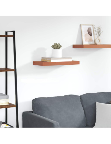 Scaffale da parete Rosso 60 x 23 x 4 cm Legno multistrato