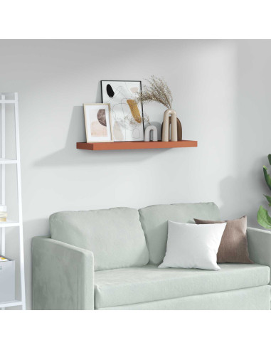 Scaffale da parete Rosso 90 x 23,5 x 4 cm Legno multistrato