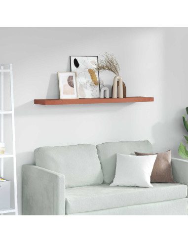 Scaffale da parete Rosso 120 x 23,5 x 4 cm Legno multistrato