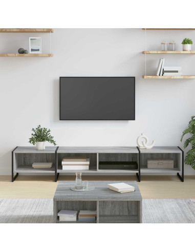 Mobile TV Grigio Sonoma 170,5 x 36 x 30,5 cm Legno multistrato