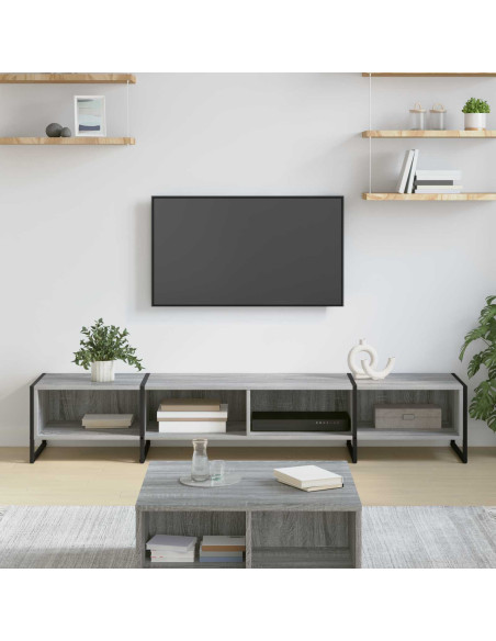 Mobile TV Grigio Sonoma 170,5 x 36 x 30,5 cm Legno multistrato