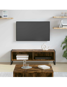 Mobile TV Quercia Fumosa 100 x 36.5 x 30.5 cm Legno multistrato
