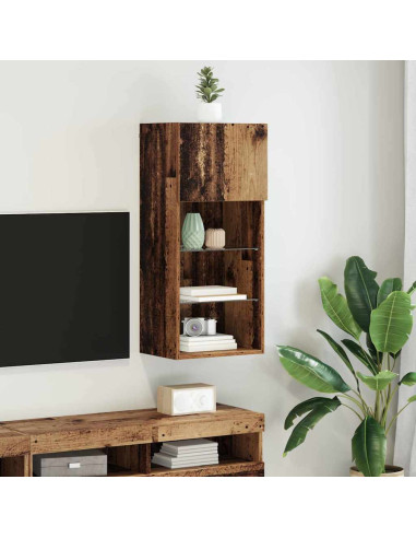 Mobile TV da Parete Legno vecchio 40,5 x 30 x 90 cm