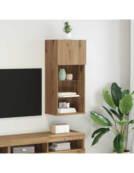 Mobile TV da Parete Rovere artigianale 40,5 x 30 x 90 cm