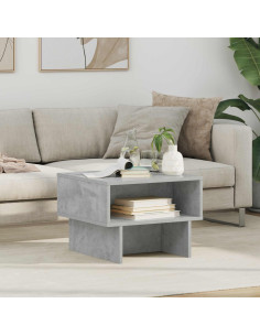 Tavolino da salotto Grigio cemento 48 x 46 x 35 cm
